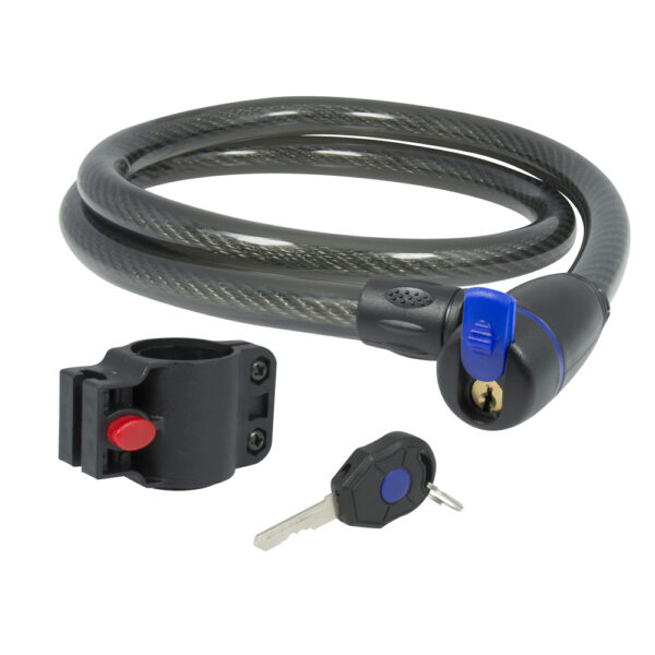 Candado cable con llave estándar 1 cm x 1 m Lock, 10CN