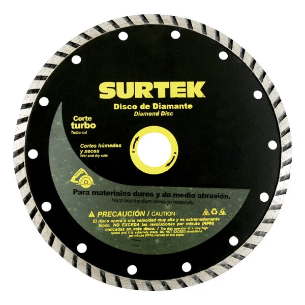 Disco de diamante turbo 4" Surtek, 123470