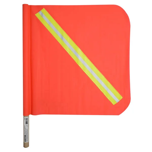 Banderín de PVC con reflejante y vástago de madera Surtek, 137607
