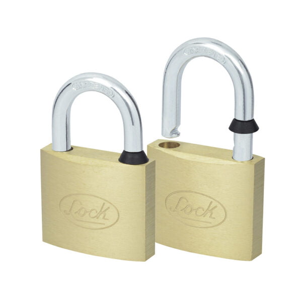 Juego de candados de latón cortos 40 mm, llave estándar, 2 piezas Lock, 13CA