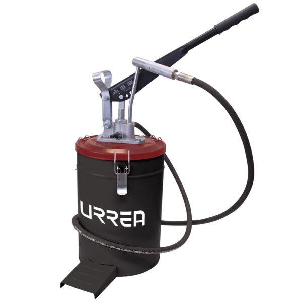 Inyector de grasa con cubeta de presión variable de 10 kg, 4,000 PSI Urrea, 23621