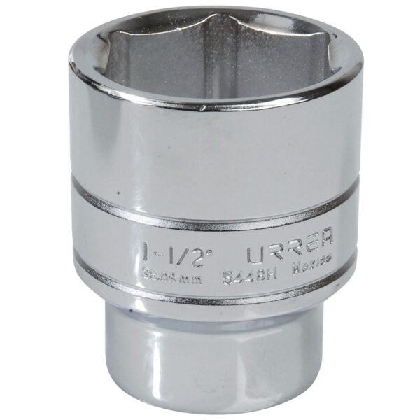 Dado cuadro de 1/2", 6 puntas, en pulgadas, 1-1/2" Urrea, 5448H