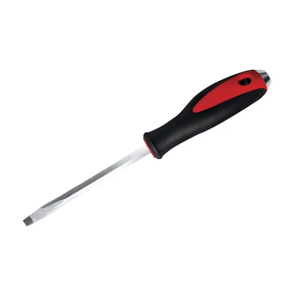 Destornillador con mango bimaterial de golpe, punta plana 5/16" x 10" Urrea, 9143G
