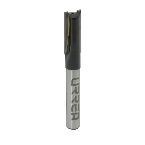 Broca para router de acero recta de 2 filos 1-1/8" zanco de 1/2" Urrea, BR1202