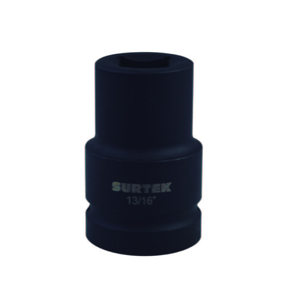 Dado de impacto, cuadro 1",  para capuchón 13/16" Surtek, 107284