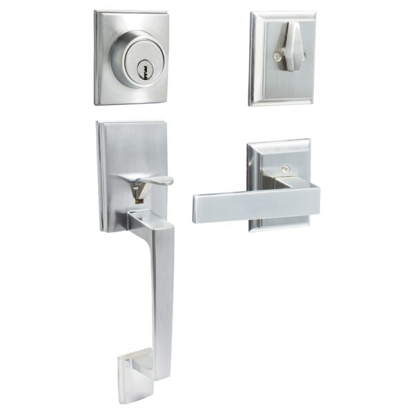 Gatillo rectangular sólido para entrada función doble, níquel satinado, visual Lock, 11GA