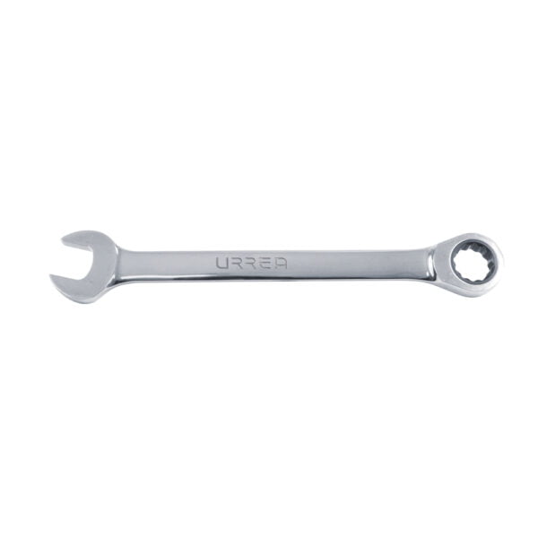 Llave combinada pulido espejo de matraca en pulgadas, 12 puntas, 1-3/8" Urrea, 1244CM