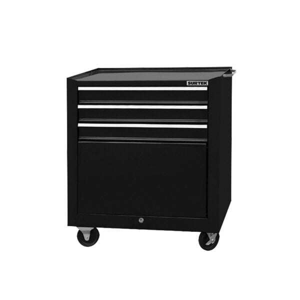 Gabinete móvil color negro 4 gavetas 27" Surtek, 125114