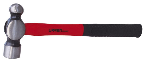 Martillo maquinado de bola con mango de fibra de vidrio largo de 13", 16 oz Urrea, 1316FV