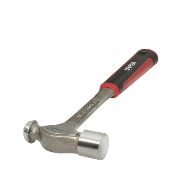 Martillo de bola forjada con mango anti-vibración texturizado de 13-31/32", 24 oz Urrea, 1324AF