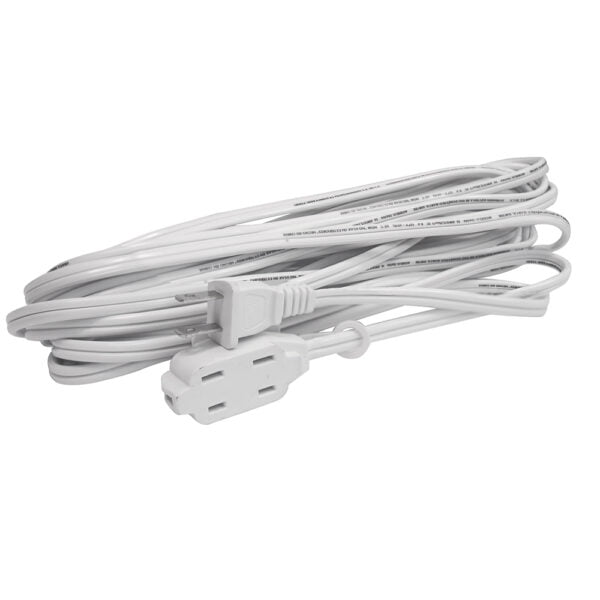Extensión eléctrica doméstica color blanco, 2 m Surtek, 136140