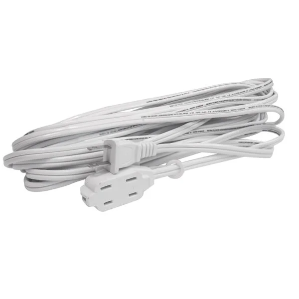 Extensión eléctrica doméstica color blanco, 2 m Surtek, 136140