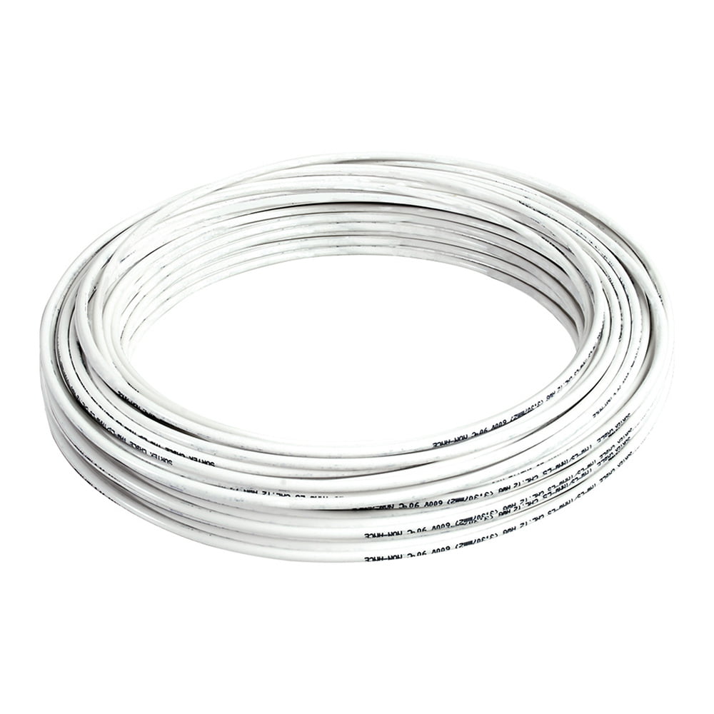 Cable eléctrico THW calibre 10, 100 m color blanco Surtek, 136917
