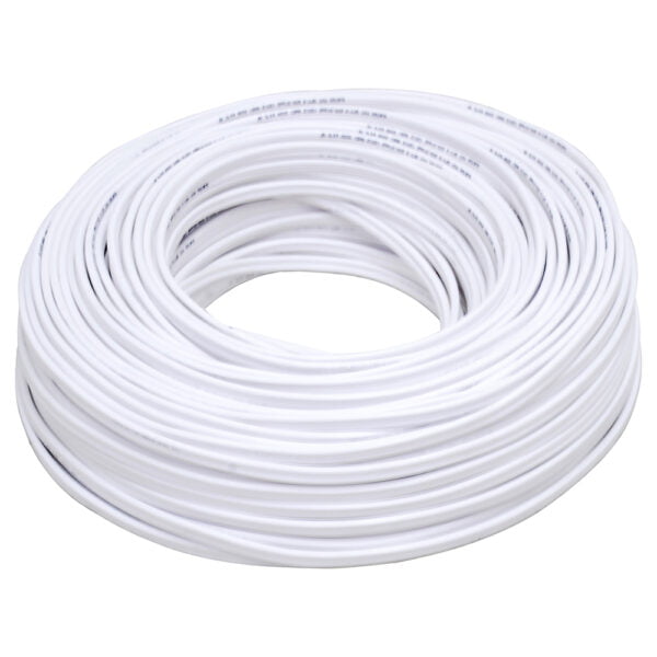 Cable eléctrico POT 2 x 14, 100 m color blanco Surtek, 136927