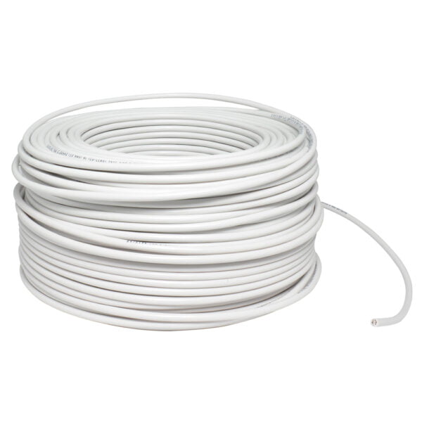 Cable eléctrico THW calibre 12, 100 m color blanco Surtek, 136950