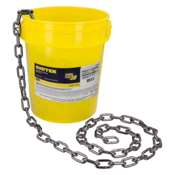 Cadena grado 30 pulida 50 kg, 3/8" Surtek, 150863