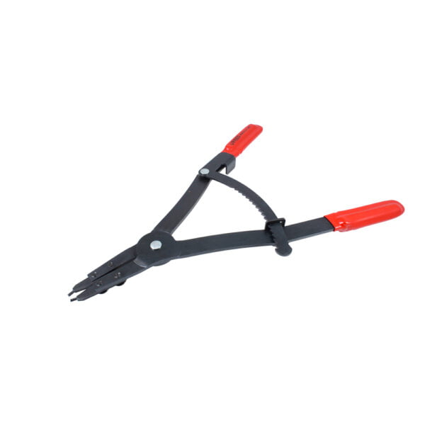 Pinza para abrir anillos de retención con mecanismo de matraca Urrea, 365