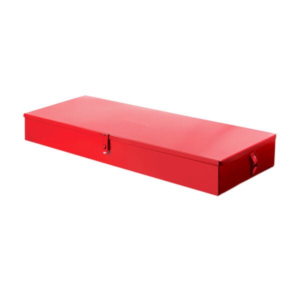 Caja metálica usos múltiples color rojo 35" x 11" x 4" Urrea, 5896