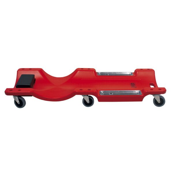 Cama para mecánico plástica, 6 ruedas giratorias, 40" Urrea, 9991