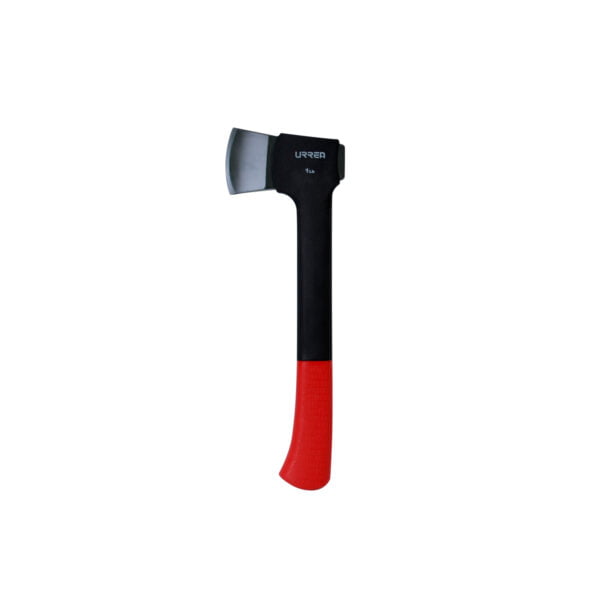 Hacha taladora de cabeza forjada en acero con mango de fibra de vidrio anti-impacto 14" Urrea, AX14