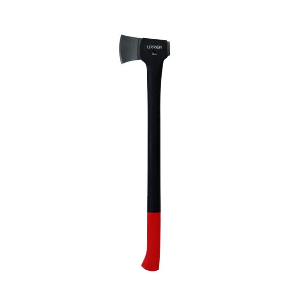 Hacha taladora de cabeza forjada en acero con mango de fibra de vidrio anti-impacto 28" Urrea, AX28