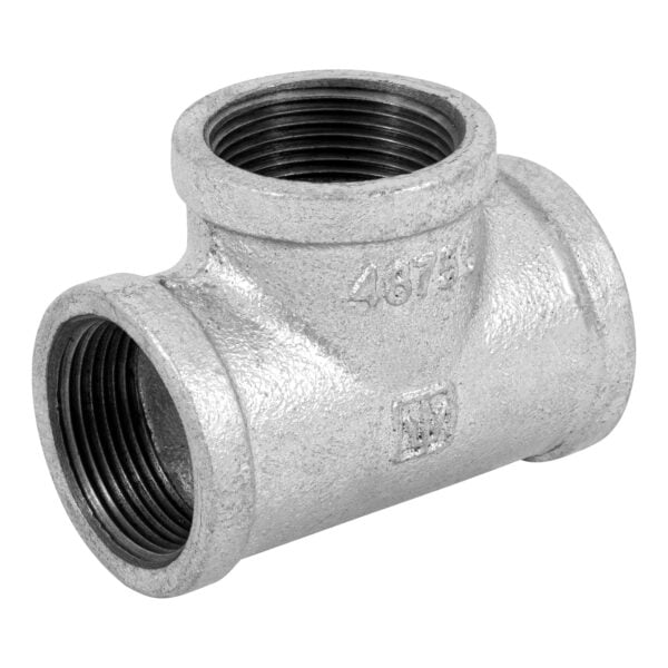 Tee sencilla 1-1/4' acero galvanizado, Foset, 48755