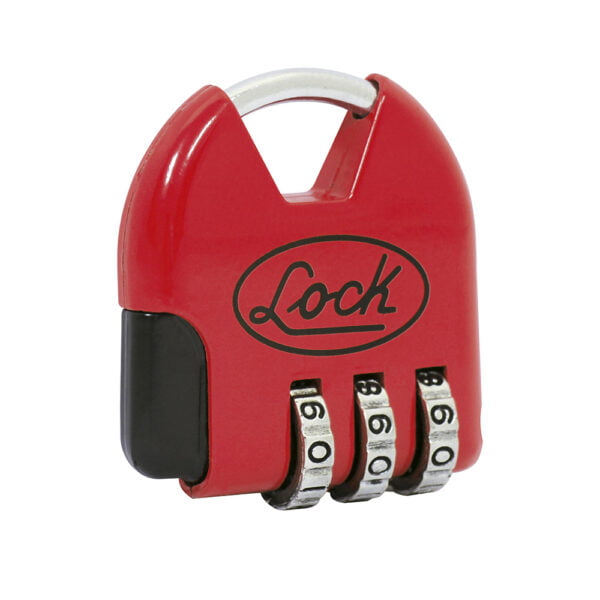 Candado de combinación programable para maleta, rojo, 36 mm Lock, L21M36