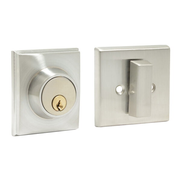 Cerrojo Tahoe función doble, níquel satinado, llave estándar, blíster Lock, LTA4701