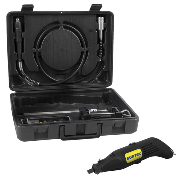 Juego de moto tool eléctrico 1/8" 160 W, 46 piezas Surtek, MT514A