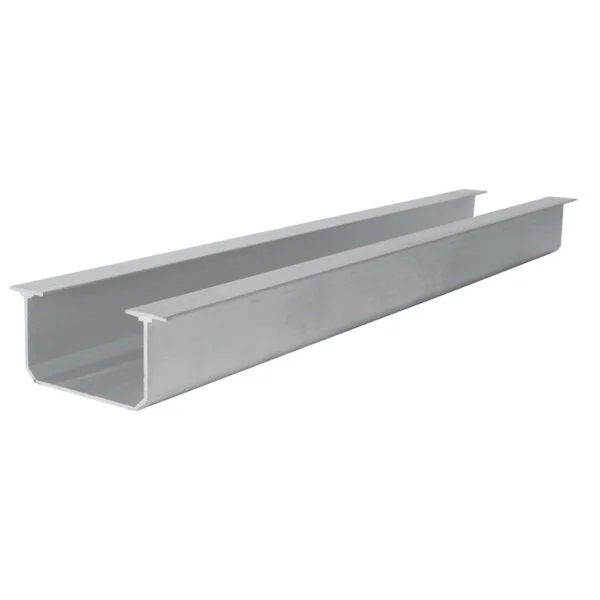 Riel tipo TT para clóset 3 m, de aluminio Lock, RIALT3