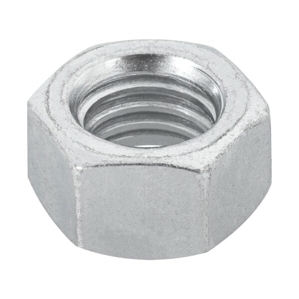 Bolsa con 50 tuercas 1/2' hexagonales de acero galvanizado, 44552