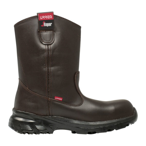 Botas de seguridad tipo roper con casquillo de acero #27.5 cm Urrea, USZP75