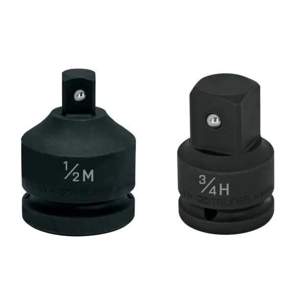 Adaptador de Impacto 3/4' (H) x 1/2' (M), Truper, AI-5453