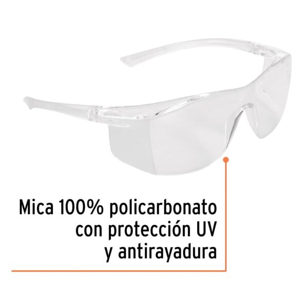 Lentes de seguridad transparentes con antiempaño, Ultralite, LEN-LT-AE