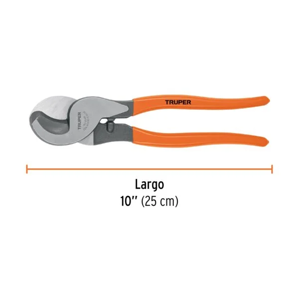 Pinza cortador multicable 10', Truper, PE-CA-10M