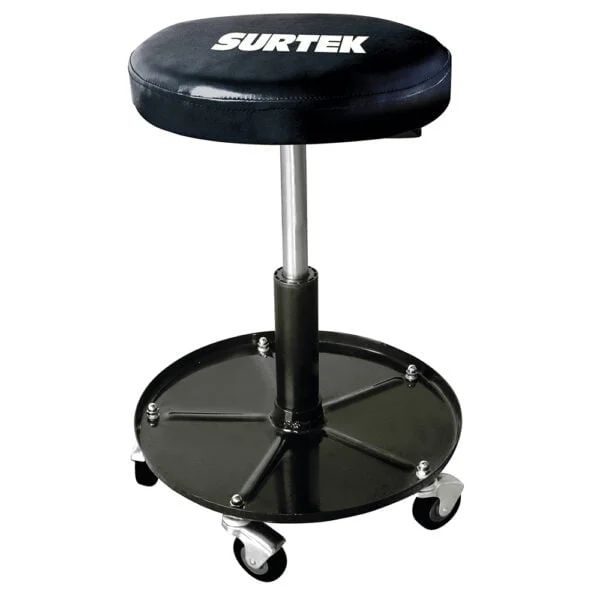 Banco para mecánico giratorio acolchonado, 489 mm Surtek, 137074