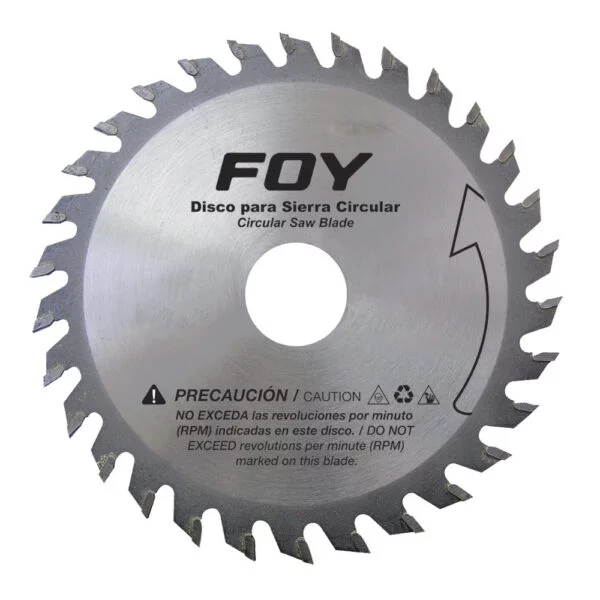 Disco para sierra circular para corte madera 100 dientes, 12" Foy, 143563