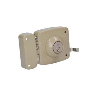Cerradura de sobreponer función instala fácil, izquierda, 2 bulones, llave estándar, en ca Lock, 31CS