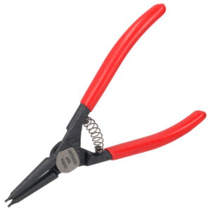 Pinza para anillos de retención con mango rubber grip forjadas tipo externo ángulo de 0° Urrea, 368P