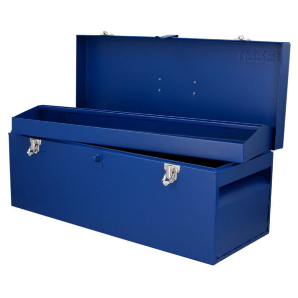 Caja portaherramientas metálica color azul 24" x 9" x 9" Urrea, D7A