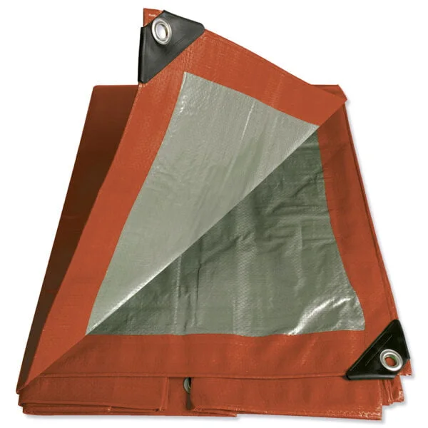 Lona de polietileno color rojo 4 x 6 m Foy, LEM4X6R
