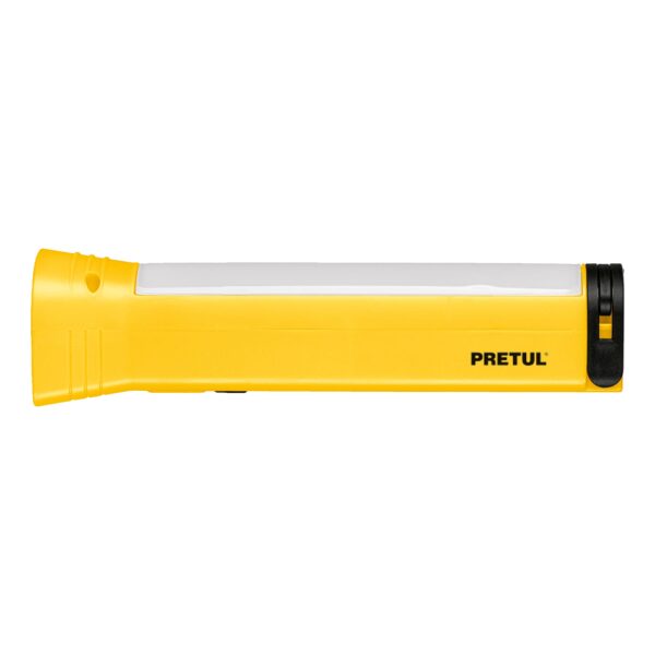Linterna recargable con lámpara de emergencia,280 lm, Pretul, LIRE-200P