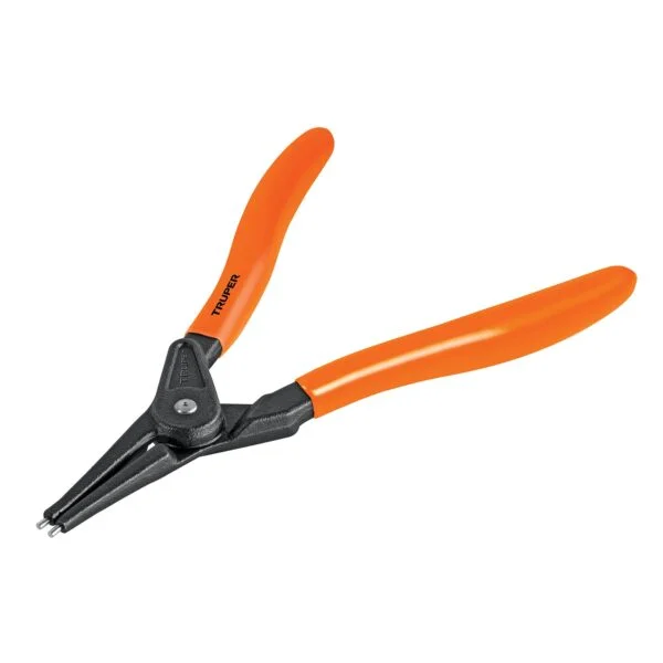 Pinza punta recta 7' para abrir anillos, mango de PVC, PA-368