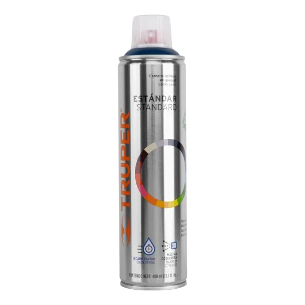 Pintura en aerosol, azul ultramar, bote esbelto, 400 ml, PA-AU