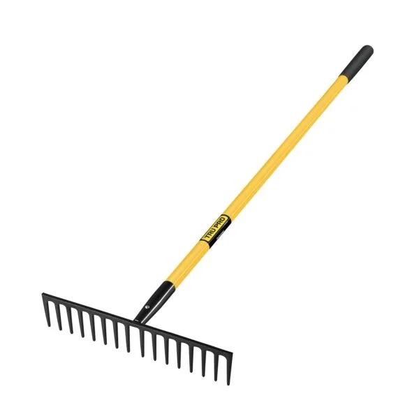 Rastrillo recto reforzado 16 dientes, mgo fibra d/vidrio 60', R-16MF