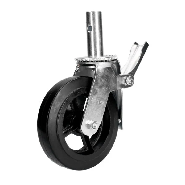 Rodaja de hule para andamio con freno 8" Surtek, RA20B