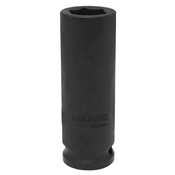 Dado de impacto largo cuadro de 1/2", 6 puntas, métrico, 16 mm Surtek, S7816HLM