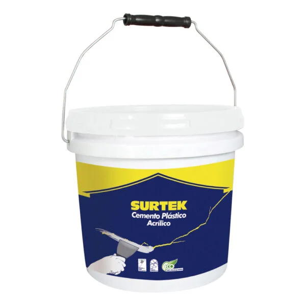 Cubeta de sellador de cemento plástico 4 Lt Surtek, SCP4