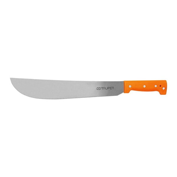 Machete estándar 14' cacha naranja remachada, Truper, T-460-14P