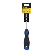 Desarmador de cruz 3/16' x 3' mango Comfort Grip, Pretul, DP-3/16X3BP.